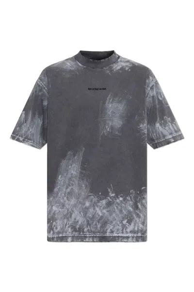 Balenciaga Medium Fit Essential T-shirt In Multicolor