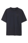 Balenciaga Medium Fit Nail Polish Distressed Logo Graphic T-shirt