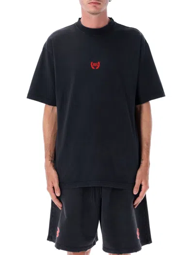 Balenciaga Medium Fit T-shirt In Blue