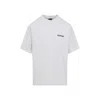 Balenciaga Oversized Logo-print Cotton-jersey T-shirt In White