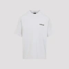Balenciaga Oversized Logo-print Cotton-jersey T-shirt In White