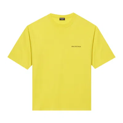 Pre-owned Balenciaga Medium Fit T-shirt 'yellow' | Men's Size L