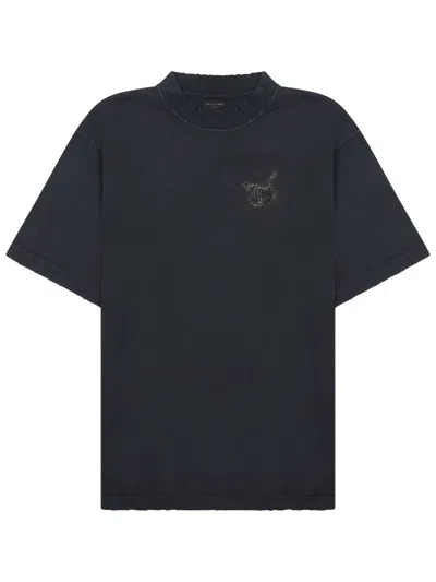 Balenciaga Medium Fit Fashion T-shirt In Animal Print