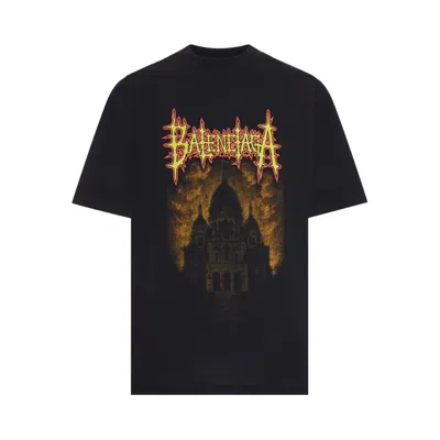 Pre-owned Balenciaga Medium Fit T-shirt 'black' | Men's Size M