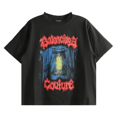 Pre-owned Balenciaga Medium Fit T-shirt 'black' | Women's Size L