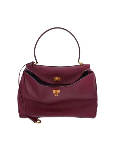 Balenciaga Medium Handbag "rodeo" In Red