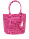 Balenciaga Le Cagole Medium Basket Top-handle Bag In Pink