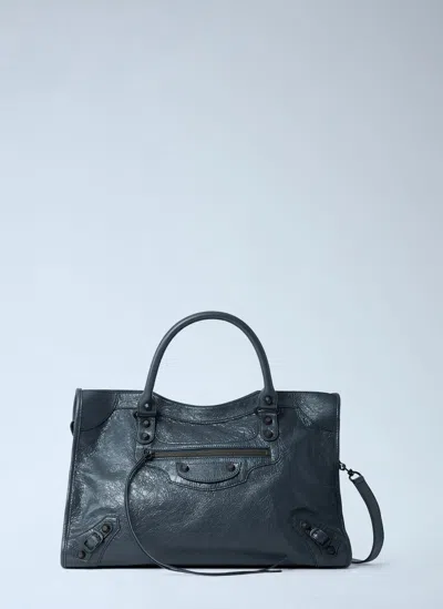 Balenciaga Medium Le City Handbag In Black