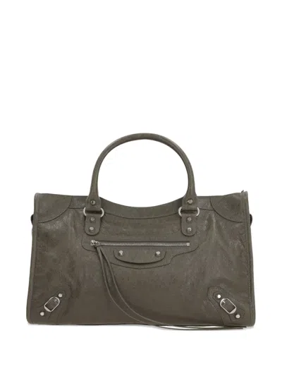 Balenciaga Medium Le City Leather Shoulder Bag