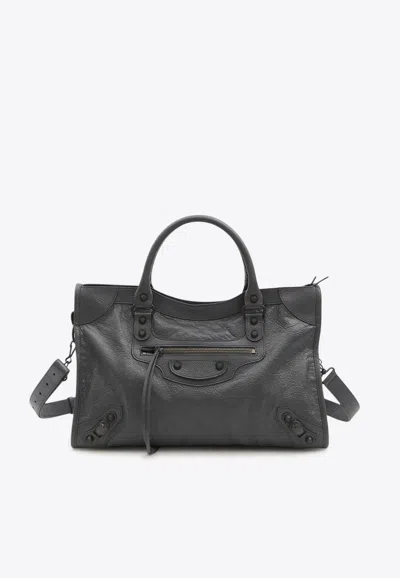 Balenciaga Medium Le City Nappa Leather Handbag