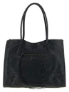 Balenciaga Black Leather Medium Le City Shopping Bag In Black