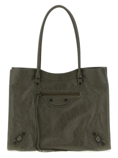 Balenciaga Medium Le City Shopping Bag In Green
