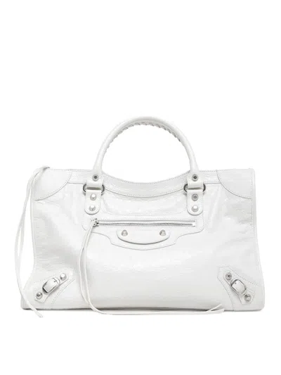Balenciaga Medium Le City Tote Bag In Beige