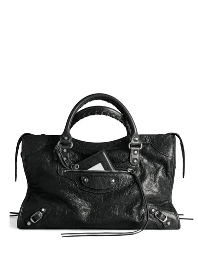 Balenciaga Medium Le City Tote Bag In Black