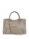 Balenciaga Medium Le City Tote Bag In Neutrals