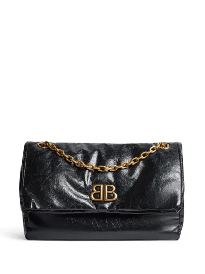 BALENCIAGA MEDIUM MONACO CHAIN-STRAP BAG