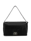 Balenciaga Medium Monaco Flap Bag In Black