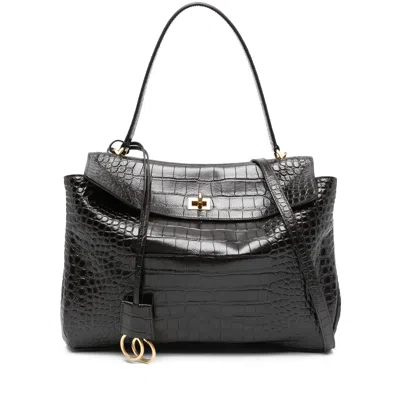 Balenciaga Medium Rode Tote Bag In Brown