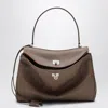 Balenciaga Medium Rodeo Bag In Taupe Smooth Calfskin Women In Brown