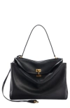 Balenciaga Rodeo Small Leather Top Handle Bag In Black