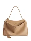 Balenciaga Rodeo Medium Leather Top-handle Bag In Neutrals
