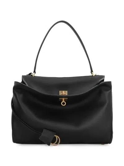 Balenciaga Medium Rodeo Tote Bag In Black