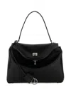 Balenciaga Smooth Black Calfskin Small Rodeo Bag Women In Black