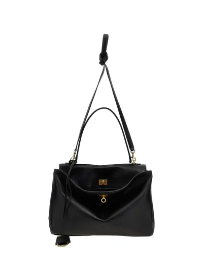 Balenciaga Medium Rodeo Tote Bag In Black