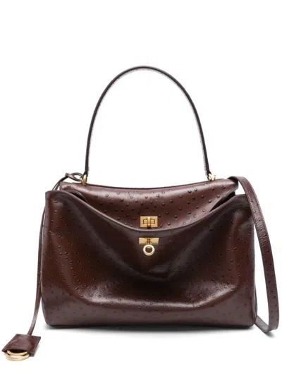 Balenciaga Medium Rodeo Tote Bag In Brown