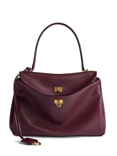 Balenciaga Medium Rodeo Tote Bag In Red