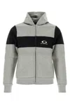 Balenciaga Melange Grey Cotton Sweatshirt In Multi