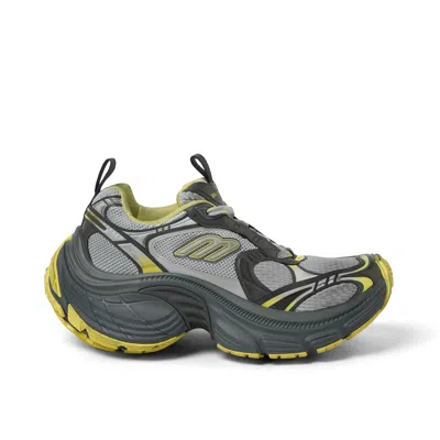Balenciaga Men's 10xl Sneakers In Grey/yellow