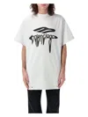 Balenciaga Grey 3b Liquefied Oversized T-shirt