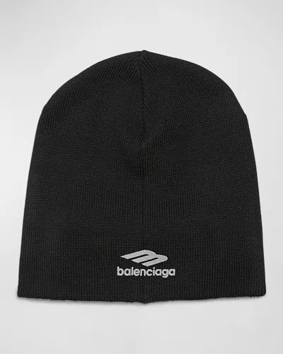 BALENCIAGA MEN'S 3B SPORTS ICON GOGGLE BEANIE