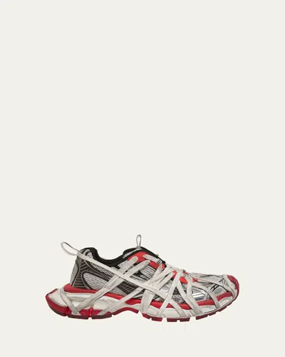 BALENCIAGA MEN'S 3XL EXTREME LACES MESH SNEAKERS