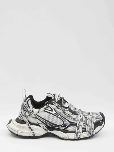 Balenciaga 3xl Extreme Laces Sneakers In White