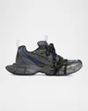 Balenciaga Men 3xl Sneakers In 1143 D Grey/blk/blu/green