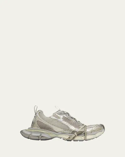 BALENCIAGA MEN'S 3XL MESH RUNNER SNEAKERS