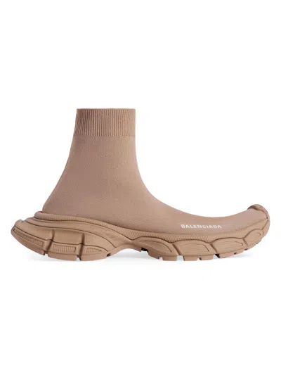 Balenciaga Speed Sneaker In Brown
