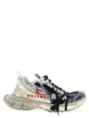 Balenciaga 3xl Split Logo Nylon And Mesh Sneakers In Multi