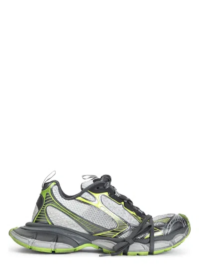 BALENCIAGA MEN'S 3XL WHITE/GREY/GREEN COLOURED MESH AND POLYURETHANE SNEAKER | SIZE 45 | 734734W3XL5