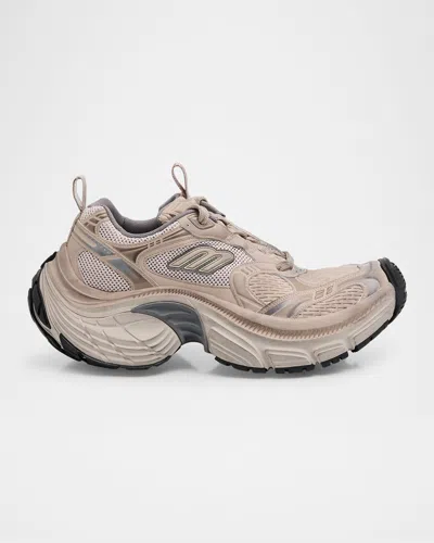 BALENCIAGA MEN'S 6XL MESH RUNNER SNEAKERS