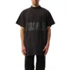 Balenciaga Men's Agaicnelab Oversized T-shirtacite In Washed Black/anthr