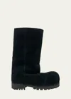 Balenciaga Alaska Low Boot In Black