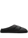 Balenciaga Polyamide And Fleece Alaska Slipper In Black