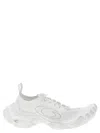 Balenciaga White Fabric Anatomic Sneakers In White