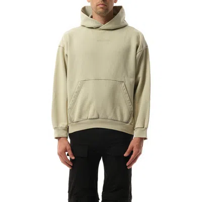 Balenciaga Men's Back Embroidered Medium Fit Hoodie In Cement Grey