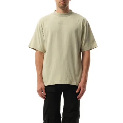 Balenciaga Men's Back Embroidered Medium Fit T-shirt In Neutral