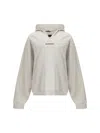 Balenciaga Men Back Medium Fit Hoodie In Neutral