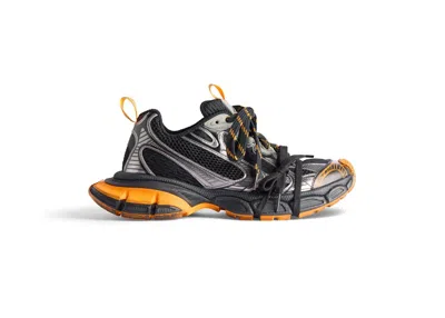Pre-owned Balenciaga Men's  3xl Sneakers In Black/orange/grey